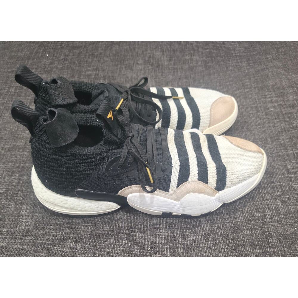 Adidas Trae Young 2 Super Villain Black White H06477 Men's Size 14 Boost - Picture 5 of 7
